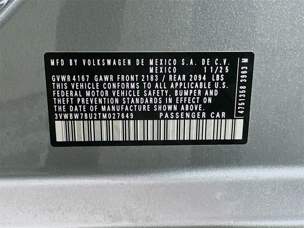 2026 Volkswagen Jetta 1.5T Sport