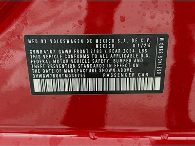 2026 Volkswagen Jetta 1.5T Sport