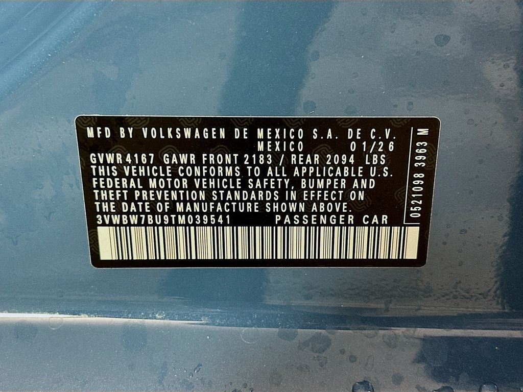 2026 Volkswagen Jetta 1.5T Sport