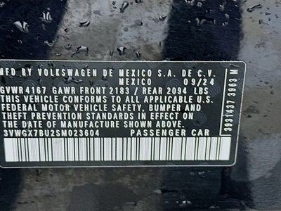 2025 Volkswagen Jetta SEL