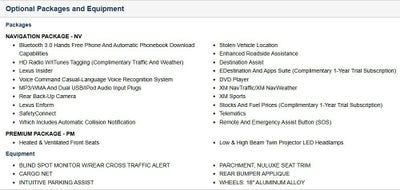 2014 Lexus IS 350 4dr Sdn RWD