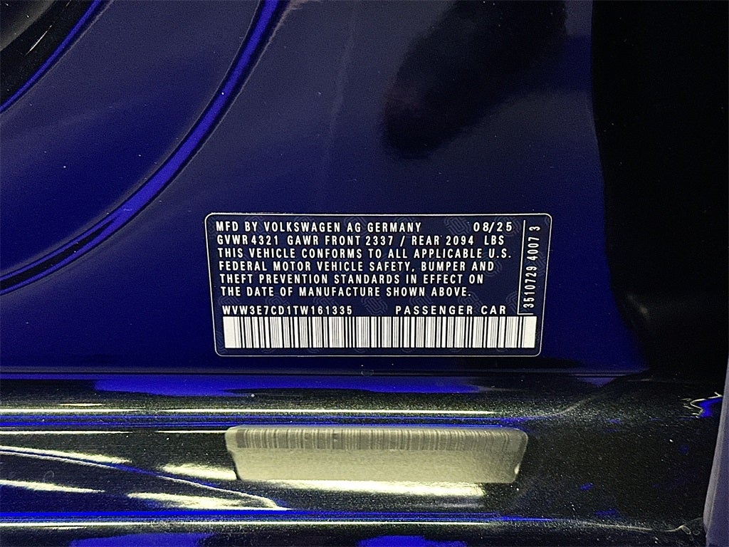 2026 Volkswagen Golf GTI 2.0T SE