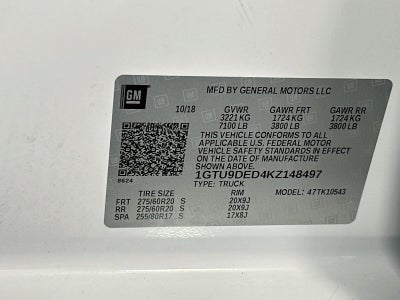 2019 GMC Sierra 1500 SLT