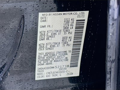 2021 Nissan Titan PRO-4X