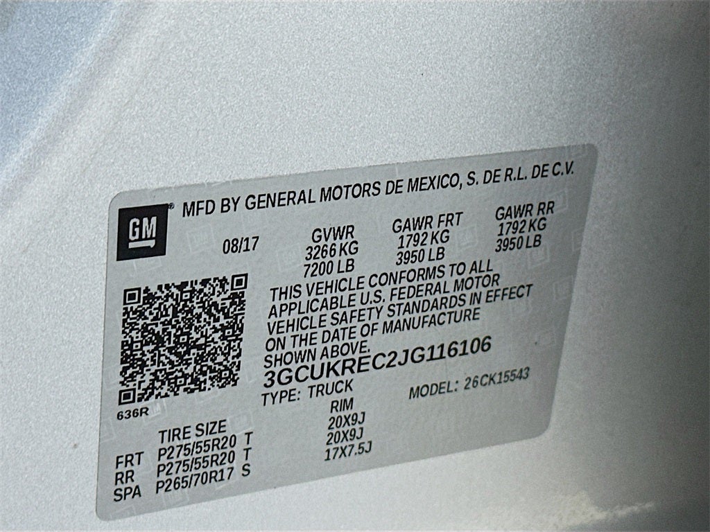 2018 Chevrolet Silverado 1500 LT LT1