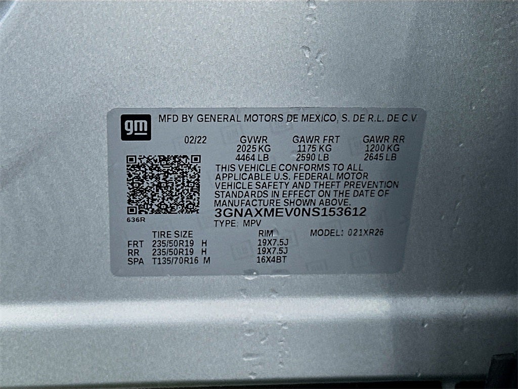 2022 Chevrolet Equinox RS