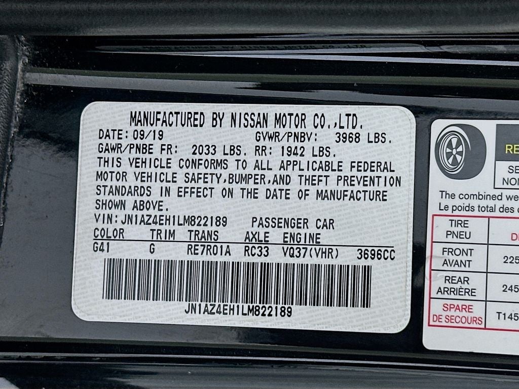 2020 Nissan 370Z Base