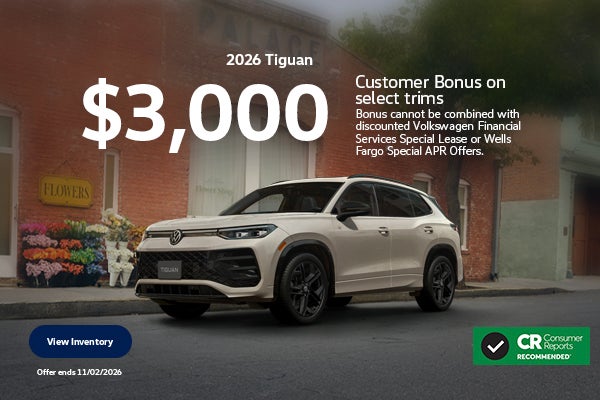 2026 Tiguan Customer Bonus CR