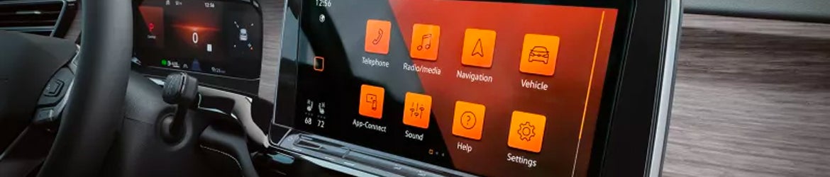 The 2024 VW Atlas dashboard