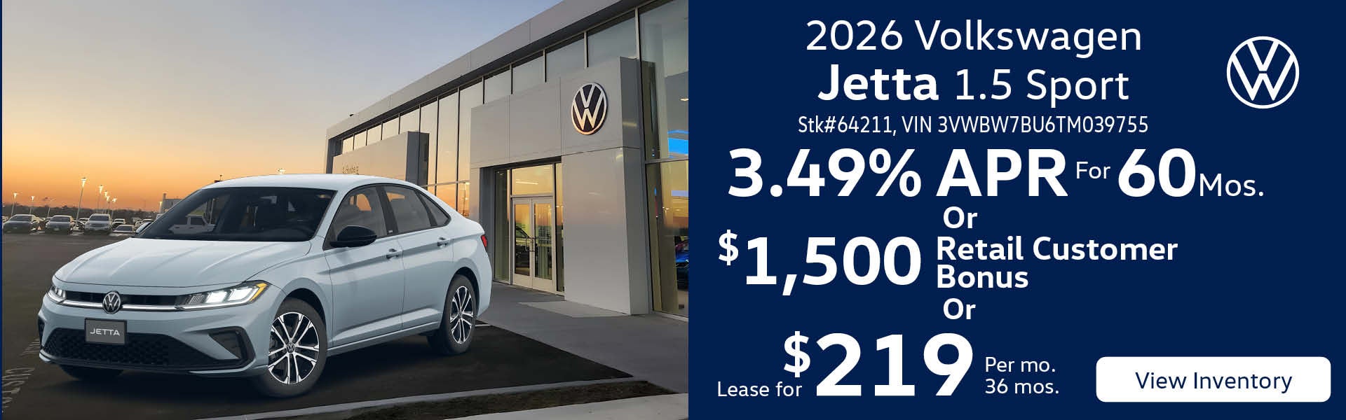 2026 Volkswagen Jetta