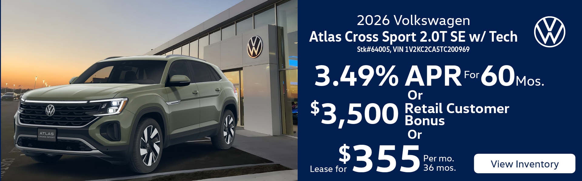 2026 Volkswagen Atlas Cross Sport