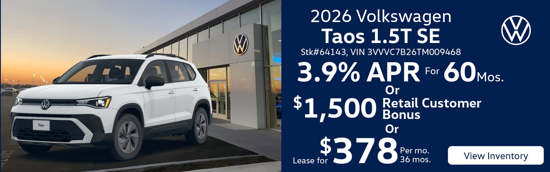 2026 Volkswagen Taos